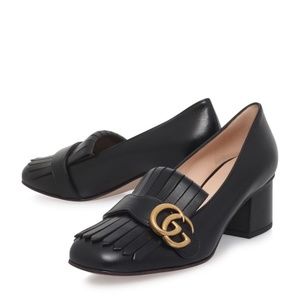 Gucci marmont black pumps. Gently worn.